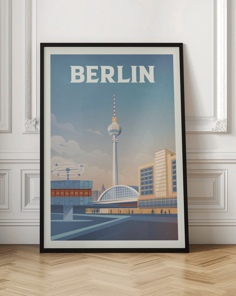 Berlin Cityscape Travel Print Poster